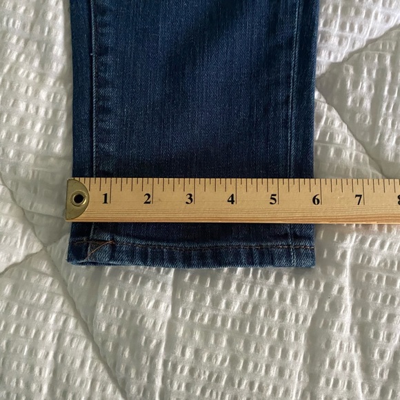 Eileen Fisher Dark Wash Straight Leg Cotton Organic Casual Jeans. Size: 4 - Picture 9 of 13
